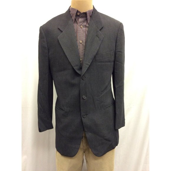 GIORGIO ARMANI LeCollezioni Gray Wool Sport Coat - Picture 3 of 6
